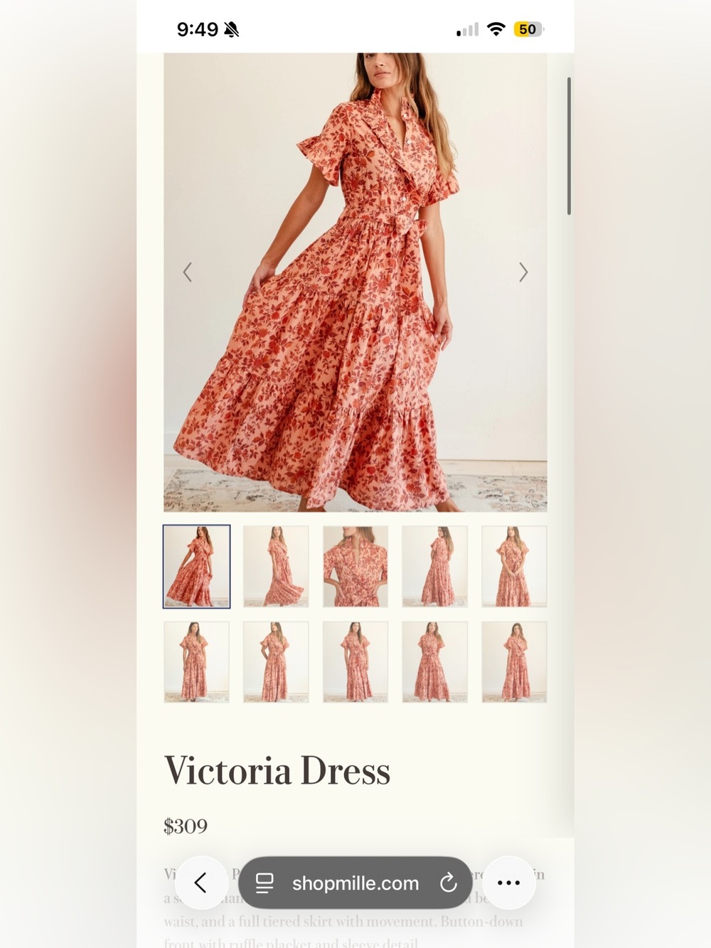 Millie Victoria Dress - Picture 6 of 6